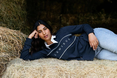 LeMieux Ladies Rochelle Rugby Shirt Navy| Online For Equine
