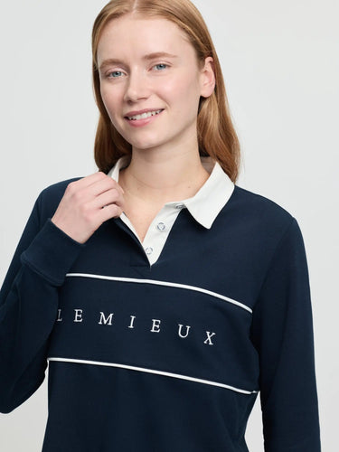 LeMieux Ladies Rochelle Rugby Shirt Navy| Online For Equine