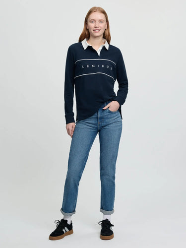LeMieux Ladies Rochelle Rugby Shirt Navy| Online For Equine