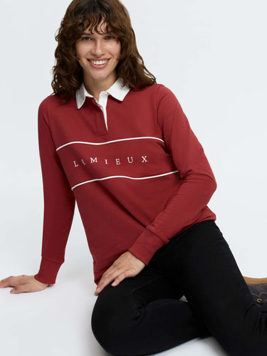LeMieux Ladies Russet Rochelle Rugby Shirt Russet| Online For Equine