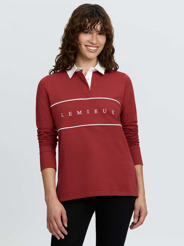 LeMieux Ladies Russet Rochelle Rugby Shirt Russet| Online For Equine