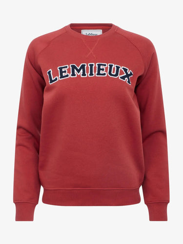 LeMieux Ladies Russet Vida Varsity Crew Neck Sweat Russet| Online For Equine