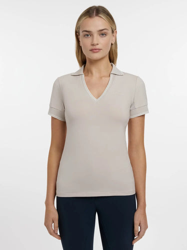 LeMieux Ladies Serena Sports Polo Stone| Online For Equine