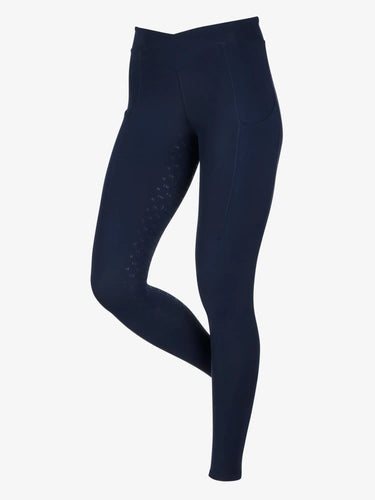 LeMieux Ladies Simone Cross Over Half Seat Pull On Navy| Online For Equine