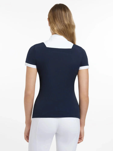 LeMieux Ladies Sophia Short Sleeve Show Shirt Navy| Online For Equine