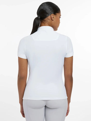 LeMieux Ladies Sophia Short Sleeve Show Shirt White| Online For Equine