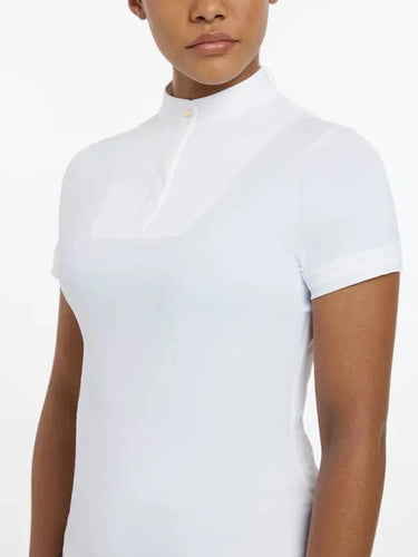 LeMieux Ladies Sophia Short Sleeve Show Shirt White| Online For Equine