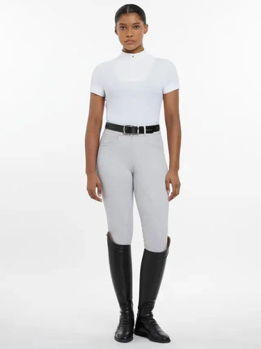 LeMieux Ladies Sophia Short Sleeve Show Shirt White| Online For Equine
