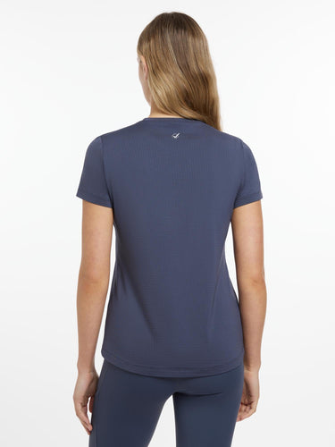 LeMieux Ladies Sports T-Shirt Dusk Blue - UK 8| Online For Equine