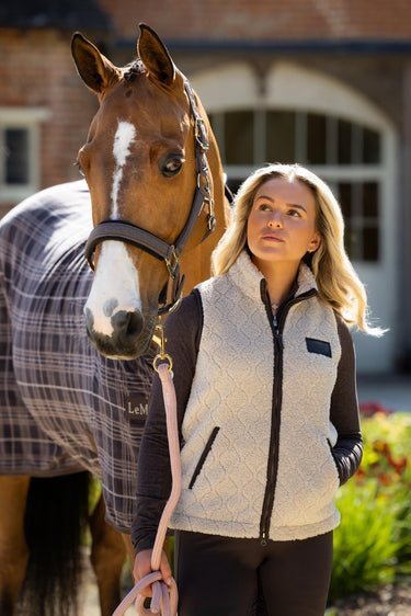 LeMieux Ladies Stone Heritage Borg Gilet Stone| Online For Equine