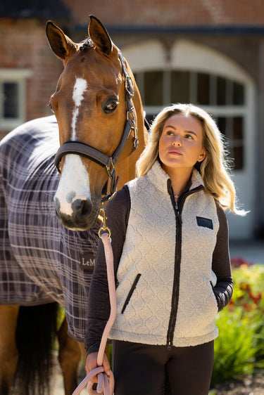 LeMieux Ladies Stone Heritage Borg Gilet Stone| Online For Equine