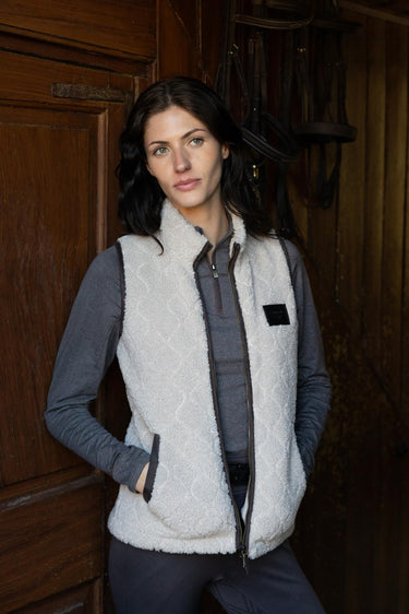 LeMieux Ladies Stone Heritage Borg Gilet Stone| Online For Equine