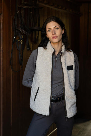 LeMieux Ladies Stone Heritage Borg Gilet Stone| Online For Equine