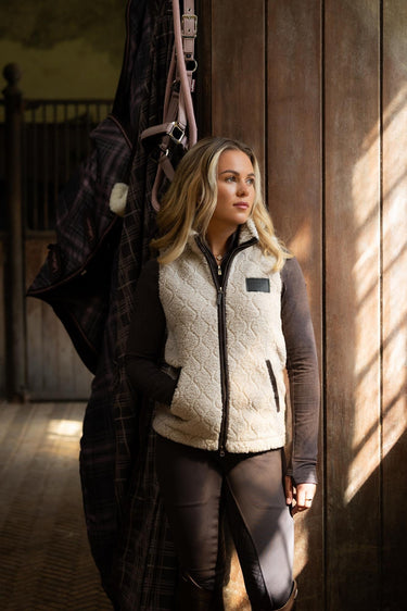 LeMieux Ladies Stone Heritage Borg Gilet Stone| Online For Equine