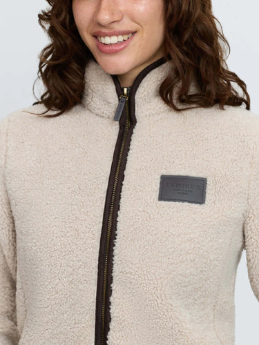 LeMieux Ladies Stone Heritage Borg Zip Through Jacket Stone| Online For Equine