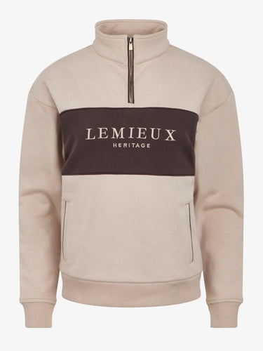 LeMieux Ladies Stone Heritage Quarter Zip Sweat Stone| Online For Equine