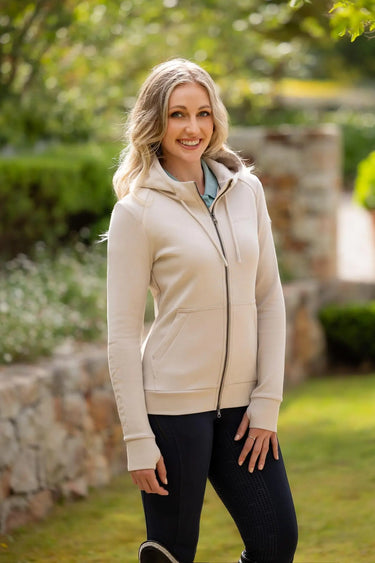Buy LeMieux Ladies Tabi Tech Zip Through Hoodie Stone | Online for Equine