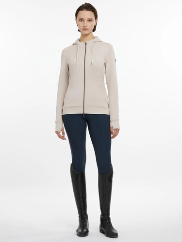 Buy LeMieux Ladies Tabi Tech Zip Through Hoodie Stone | Online for Equine