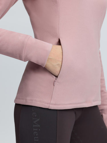 LeMieux Ladies Wild Rose Frances Quarter Zip Fleece Wild Rose| Online For Equine