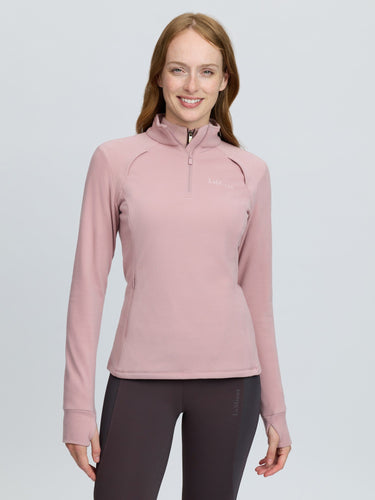 LeMieux Ladies Wild Rose Frances Quarter Zip Fleece Wild Rose| Online For Equine