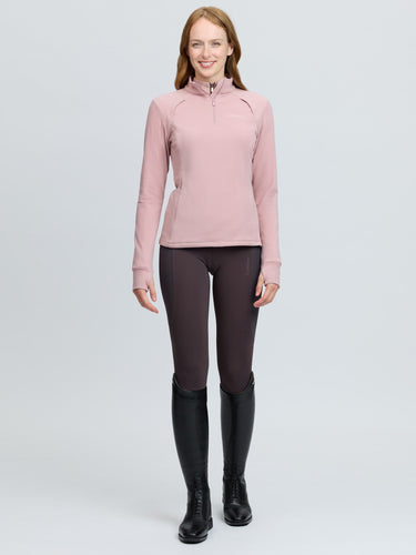 LeMieux Ladies Wild Rose Frances Quarter Zip Fleece Wild Rose| Online For Equine