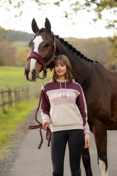 LeMieux Ladies Wild Rose Kadie Colour Block Hoodie Wild Rose| Online For Equine