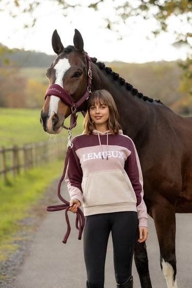 LeMieux Ladies Wild Rose Kadie Colour Block Hoodie Wild Rose| Online For Equine