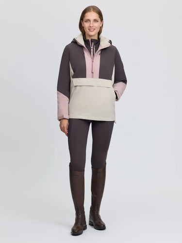 LeMieux Ladies Wild Rose Phoebe Half Zip Waterproof Anorak Wild Rose| Online For Equine