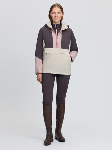 LeMieux Ladies Wild Rose Phoebe Half Zip Waterproof Anorak Wild Rose| Online For Equine