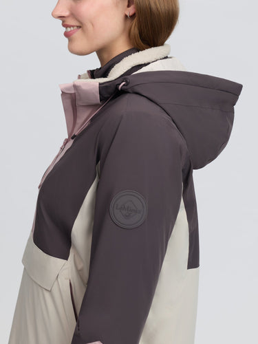 LeMieux Ladies Wild Rose Phoebe Half Zip Waterproof Anorak Wild Rose| Online For Equine
