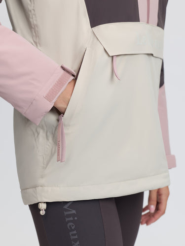 LeMieux Ladies Wild Rose Phoebe Half Zip Waterproof Anorak Wild Rose| Online For Equine