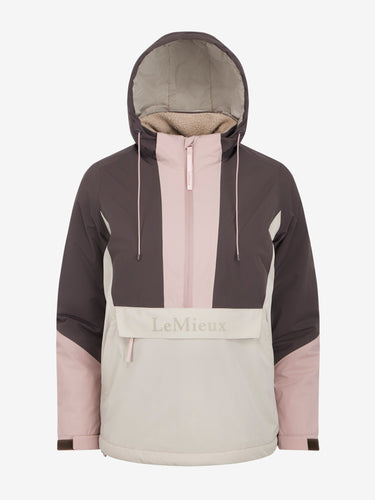 LeMieux Ladies Wild Rose Phoebe Half Zip Waterproof Anorak Wild Rose| Online For Equine