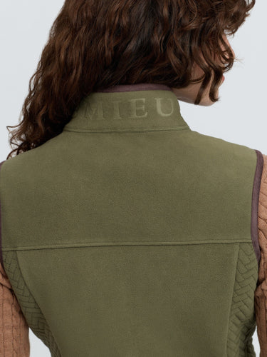 LeMieux Ladies Willow Green Frankie Fleece Gilet Willow Green| Online For Equine