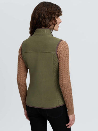 LeMieux Ladies Willow Green Frankie Fleece Gilet Willow Green| Online For Equine