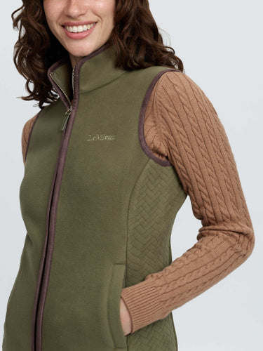 LeMieux Ladies Willow Green Frankie Fleece Gilet Willow Green| Online For Equine