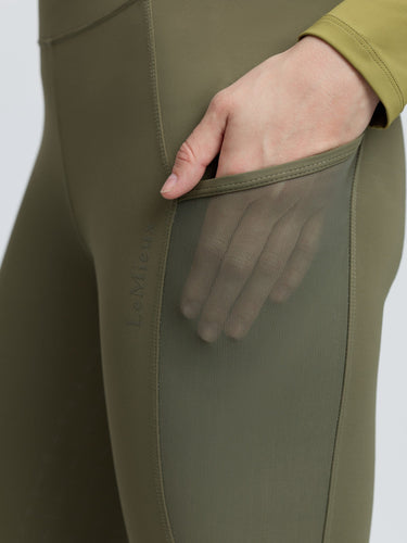 LeMieux Ladies Willow Green Naomi Pull On Breeches Willow Green| Online For Equine