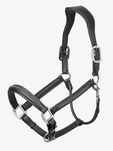 LeMieux Leather Crystal Headcollar Black| Online For Equine