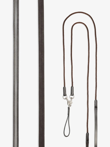 LeMieux Leather Draw Reins Brown| Online For Equine