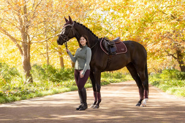 LeMieux Loire Classic Close Contact Square Damson| Online For Equine
