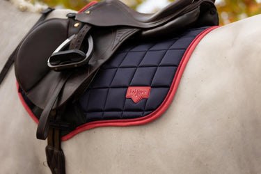 LeMieux Loire Classic Close Contact Square Navy/Cranberry| Online For Equine