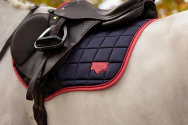 LeMieux Loire Classic Close Contact Square Navy/Cranberry| Online For Equine