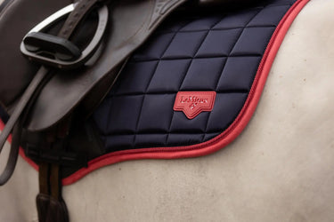 LeMieux Loire Classic Close Contact Square Navy/Cranberry| Online For Equine