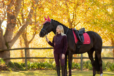 LeMieux Loire Classic Dressage Square Cranberry