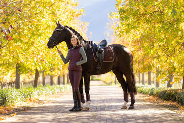LeMieux Loire Classic Dressage Square Damson| Online For Equine
