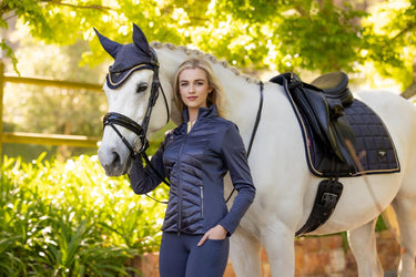 Buy LeMieux Loire Classic Dressage Square Dusk Blue | Online for Equine