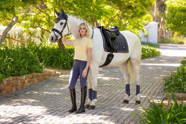 Buy LeMieux Loire Classic Dressage Square Dusk Blue | Online for Equine