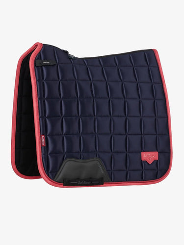 LeMieux Loire Classic Dressage Square Navy/Cranberry| Online For Equine