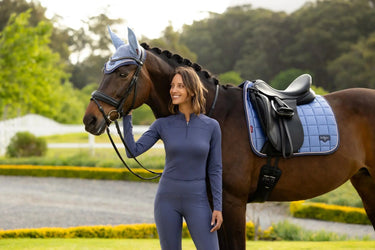 LeMieux Loire Classic Dressage Square Powder Blue| Online For Equine