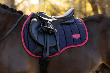 LeMieux Loire Classic GP Square Navy/Cranberry