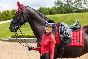 Buy LeMieux Loire Dressage Square Chilli - CHECK IMAGES | Online for Equine